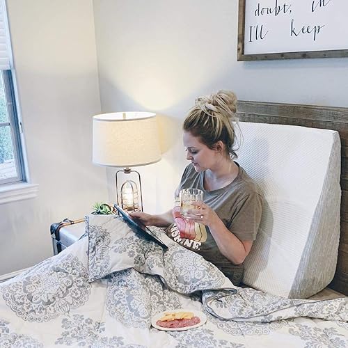 Miniatura 5 de Perfect Cloud Almohada de cama de espuma viscoelástica de 7 pulgadas para dormir, para reflujo ácido, acidez estomacal, ERGE y ronquidos