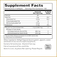 Vista 4 de Omega 3 1000mg 200 cápsulas blandas