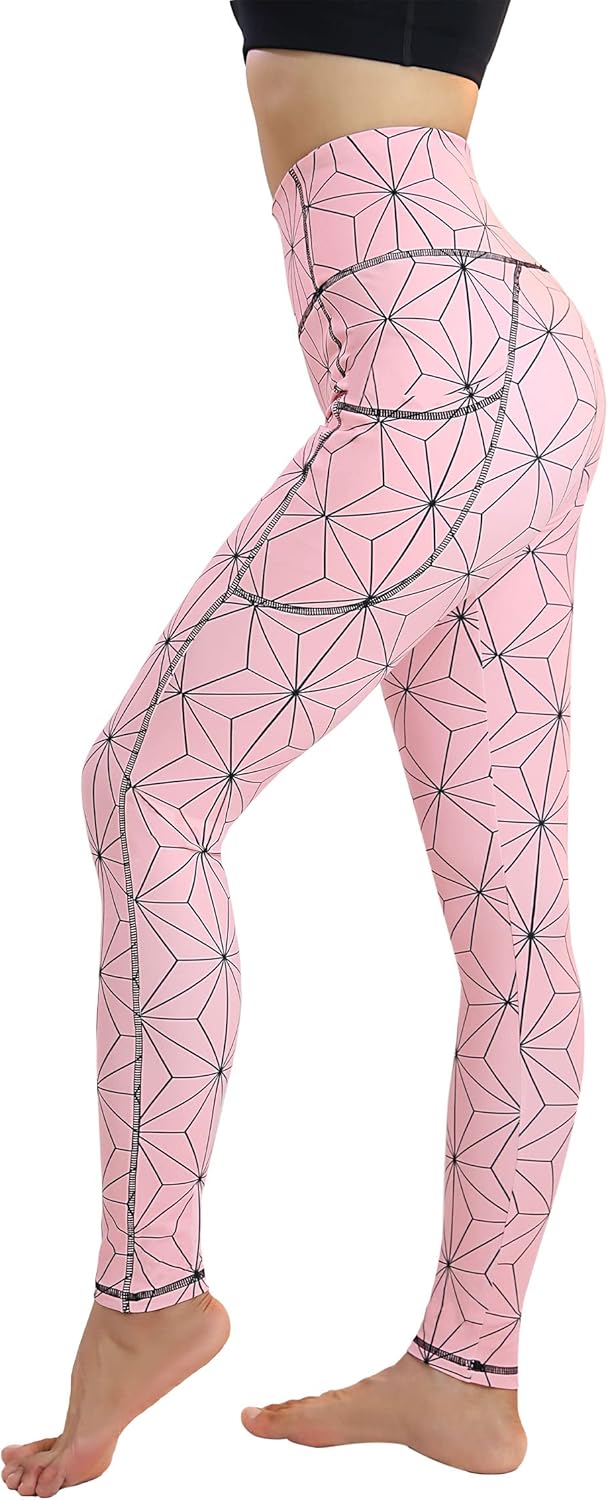 Cosplay.fm Women's Yoga Trousers High Waist Leggings Workout Running Pants