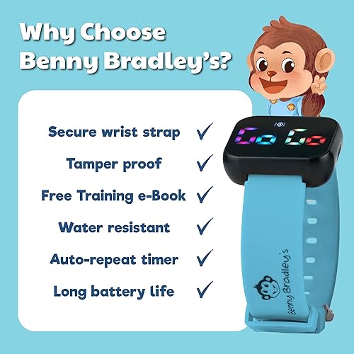 Miniatura 8 de Reloj de entrenamiento para ir al baño para niños V2  Un dispositivo de recordatorio de orinal resistente al agua para niños y niñas para entrenar a