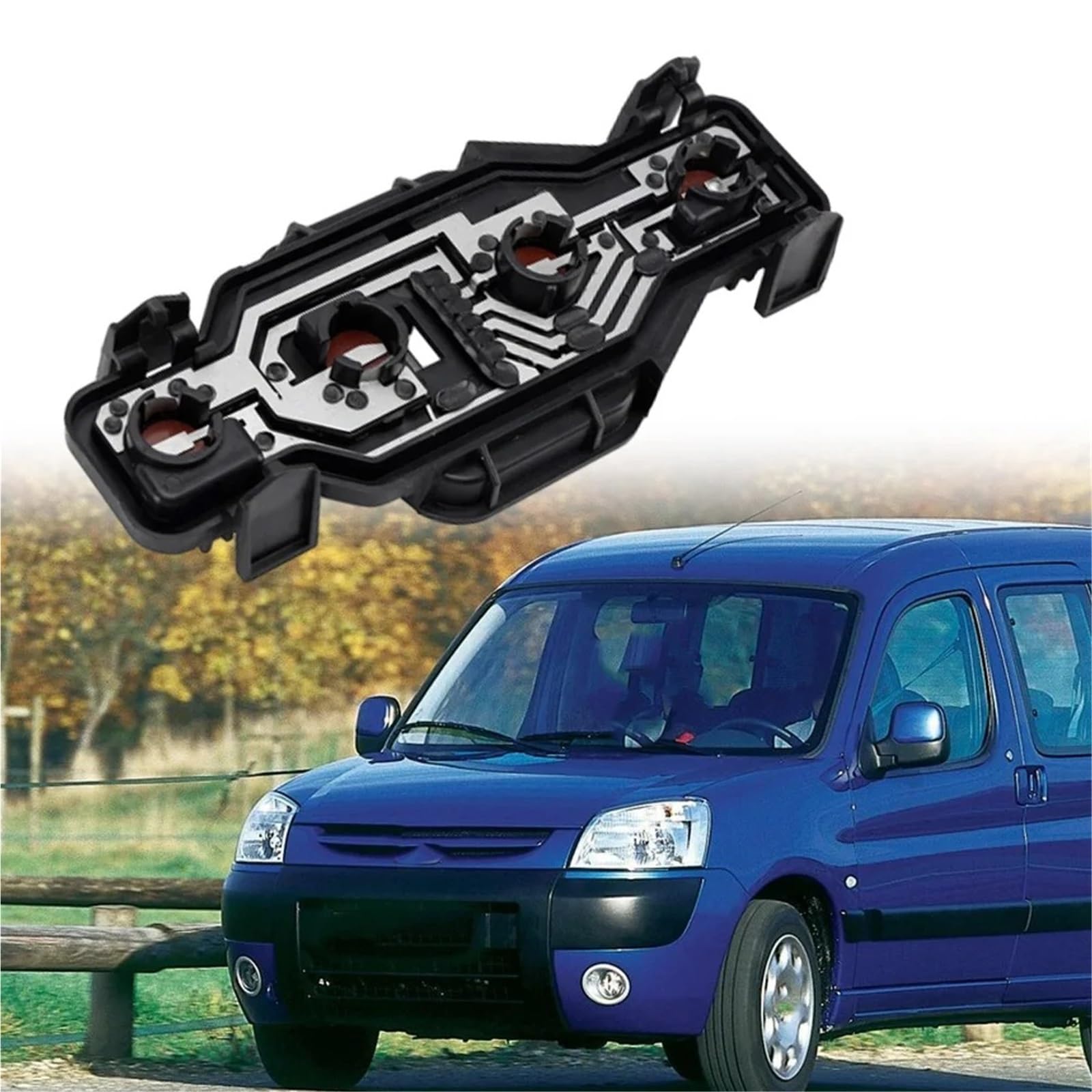 Voiture Circuit Imprimé Feu Pour Peugeot Pour Partner 1ère Génération M49 1996-2007 Support D'ampoule De Feu Arrière 634679