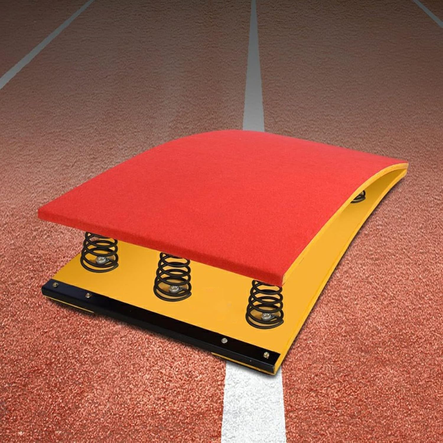 High Jump Spring Board 9 Springs Backflip Springboard Elastic Board Jumping Aid Equipment Gymnastics Supplies for Vaulting High/Long Jump School Landing practice art project assisted springboard(B)