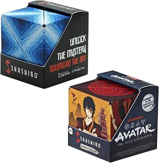 SHASHIBO Shape Shifting Box - Bundle of 2 - Blue Planet + Fire