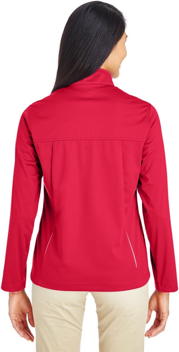 Ash City - Core 365 Ladies' Techno Lite Three-Layer Knit Tech-Shell, Classic Red 850, X-Large