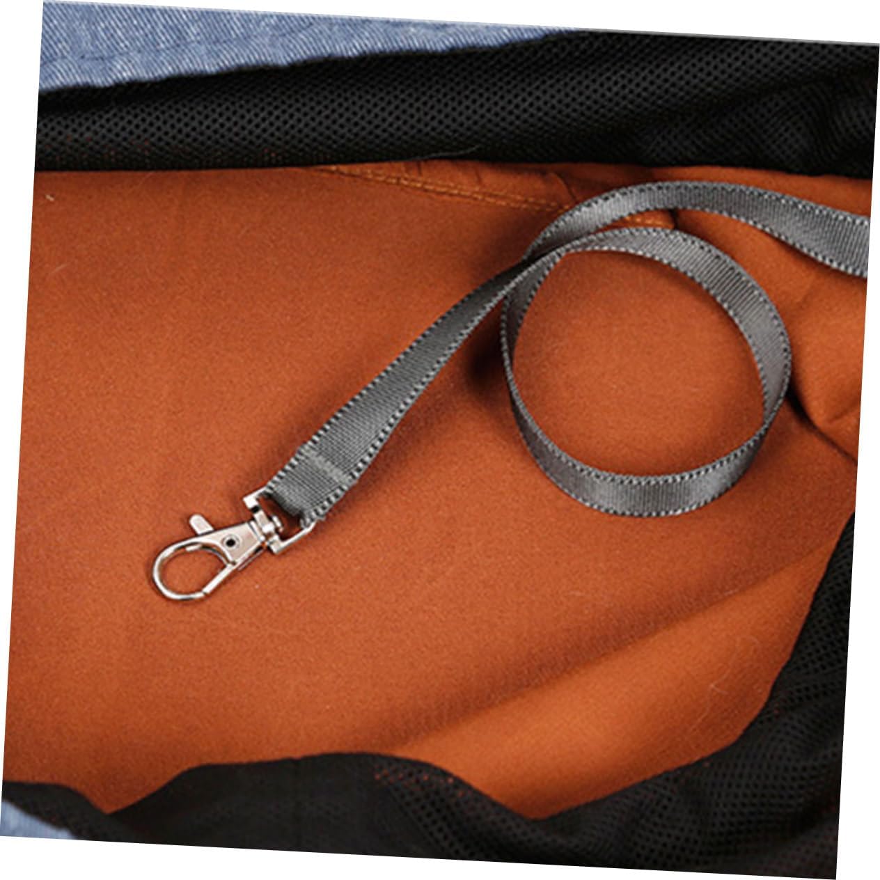 HEMOTON Portable Pet Carrier Sling Bag Hands Outdoor Travel Bag for Dogs Cats Washable Breathable Side Mesh Comfortable Shoulder Strap for Hiking