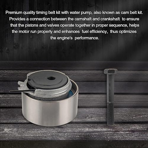 Miniatura 9 de KAC Kit de correa de distribución del motor con tensor de juntas de bomba de agua compatible con PT Cruiser 03-10, Sebring/Stratus 03-06, Caravan