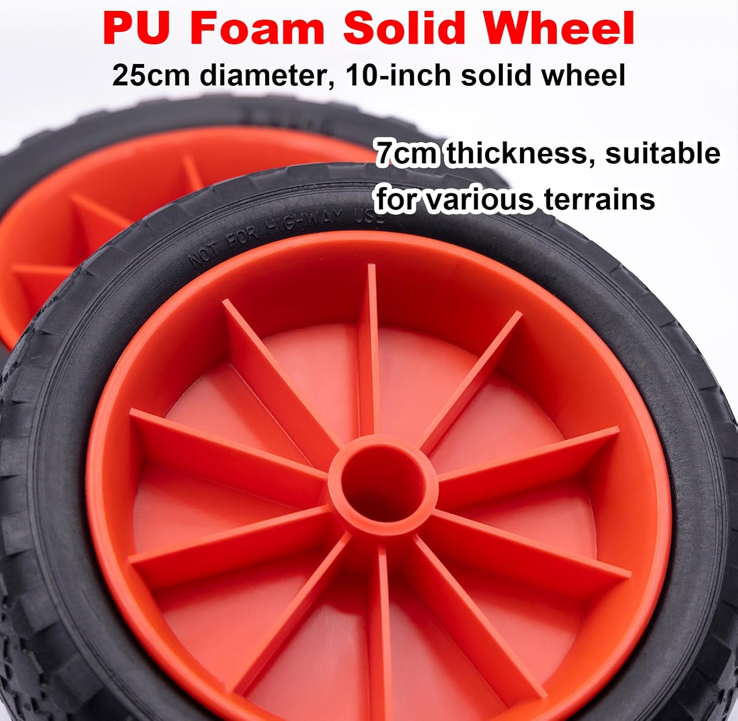 Folding Kayak Cart Dolly with Heavy Duty Wheels, Kayak Trolley Carrier, Wide Support for Canoe, Dinghy, Rowboat, Paddle Board