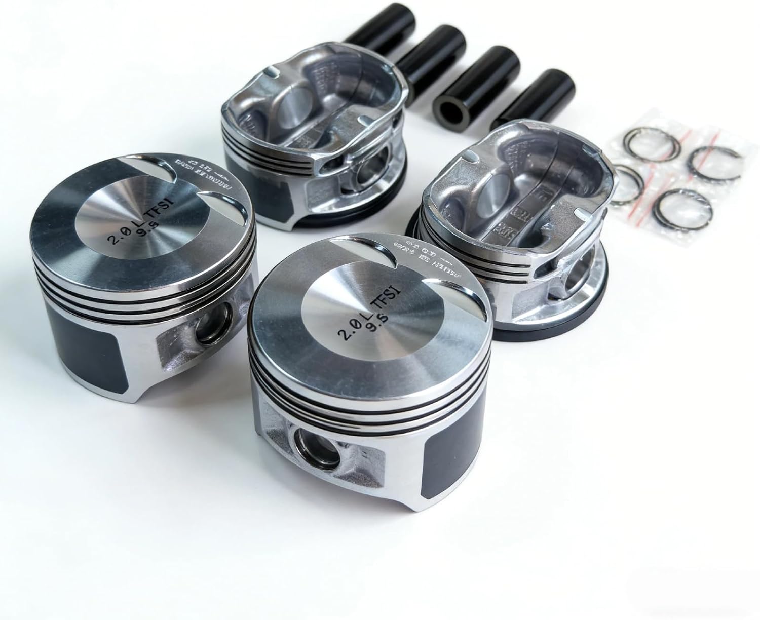 Pistons Rings Set Piston Assembly Kit 23mm 06H107065DD Replacement for Audi A3 A4 A5 A6 Q3 Q5 TT VW Beetle CC EOS Golf Jetta Passat TIGUAN EA888 2.0T Engine Piston