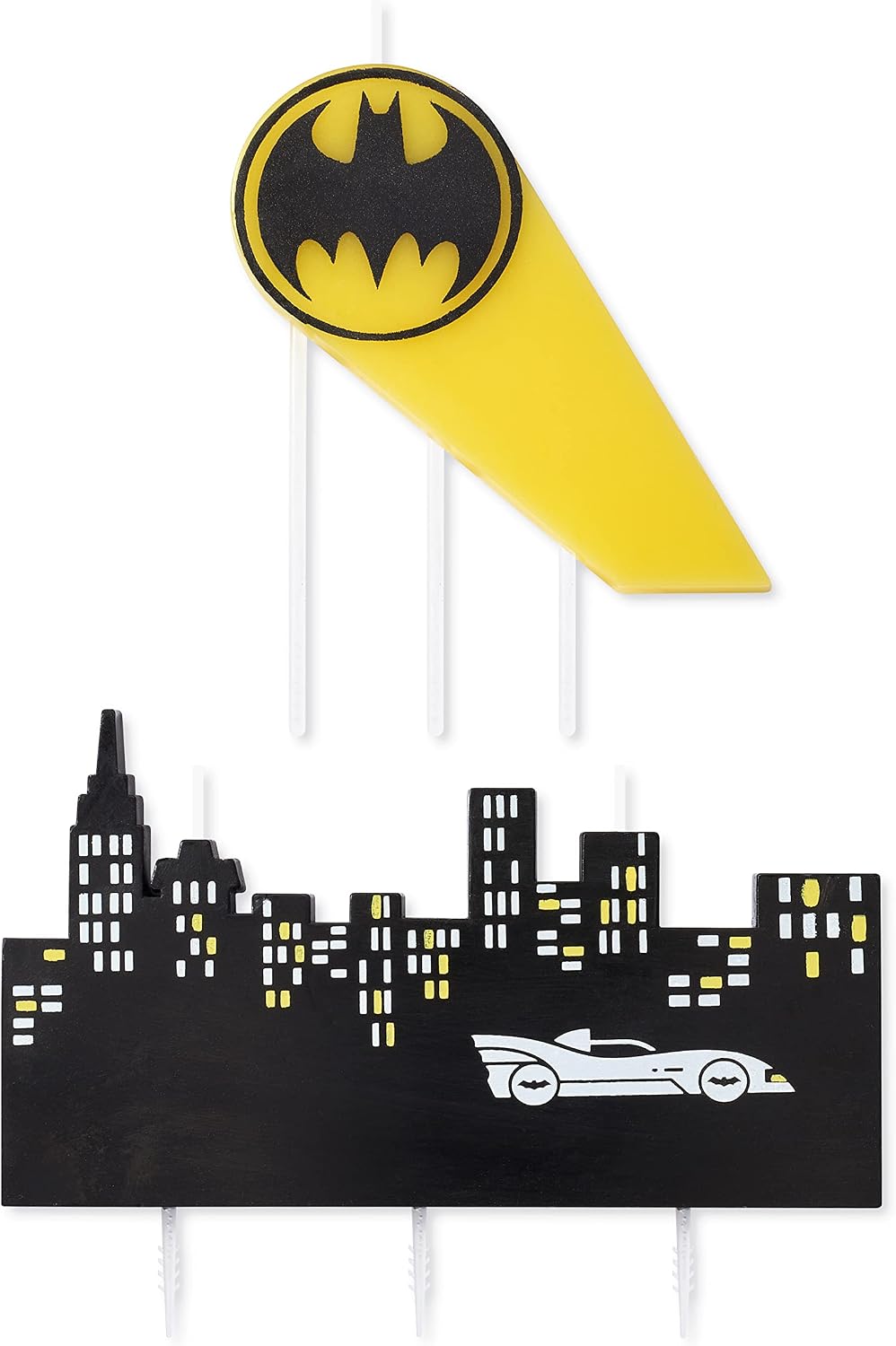 Papyrus Birthday Candles, Batman Signal Cake Topper (2-Count)