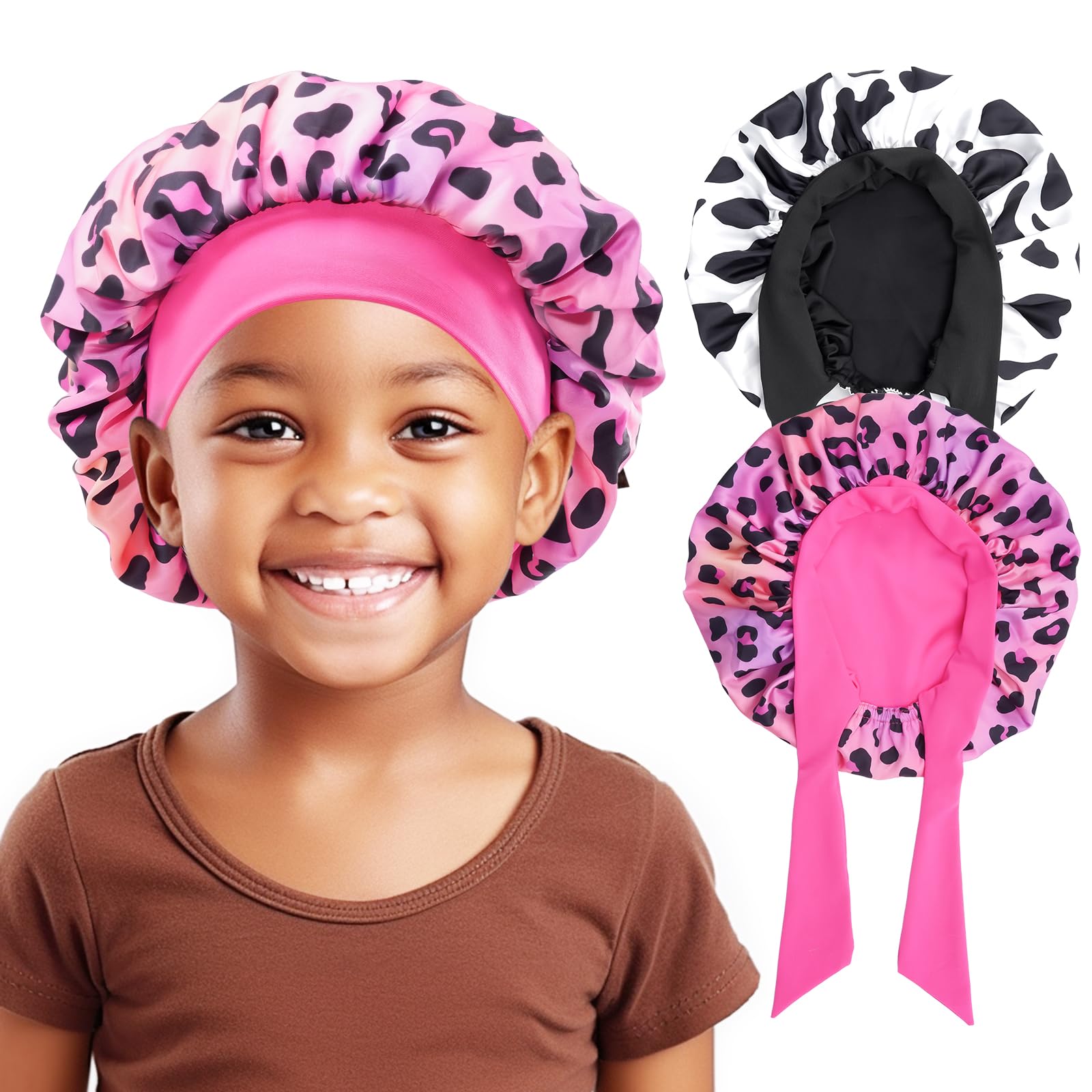 Bonnet Capelli Ricci Cuffia Di Seta Per Capelli Notte - Lolalet - 4