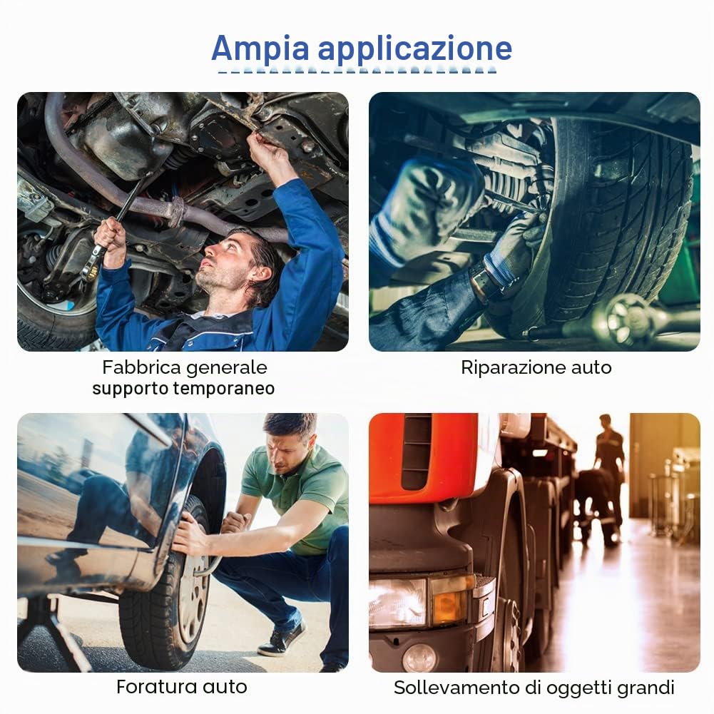 5T Martinetto Idraulico per Auto Furgoni Roulotte Trattori Cambiamento Pneumatico Professionale Sollevatore Idraulico a Bottiglia per Veicoli Pesanti