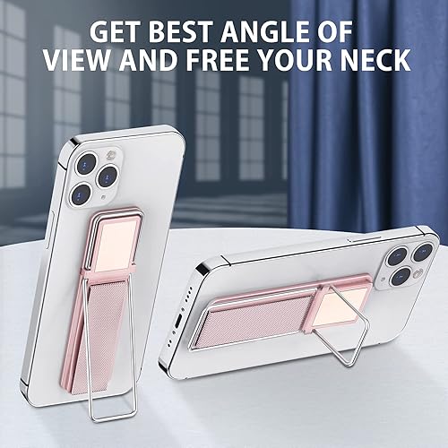 Miniatura 9 de Soporte de teléfono para mano, agarres de teléfono para la parte posterior del teléfono, correa de teléfono celular adecuada para iPhone, Samsung y