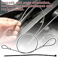 Vista 6 de Kit de cables de liberación de capó de emergencia de 4 piezas para Chevrolet Corvette C4 1984-1996, accesorios de reemplazo directo RP604802