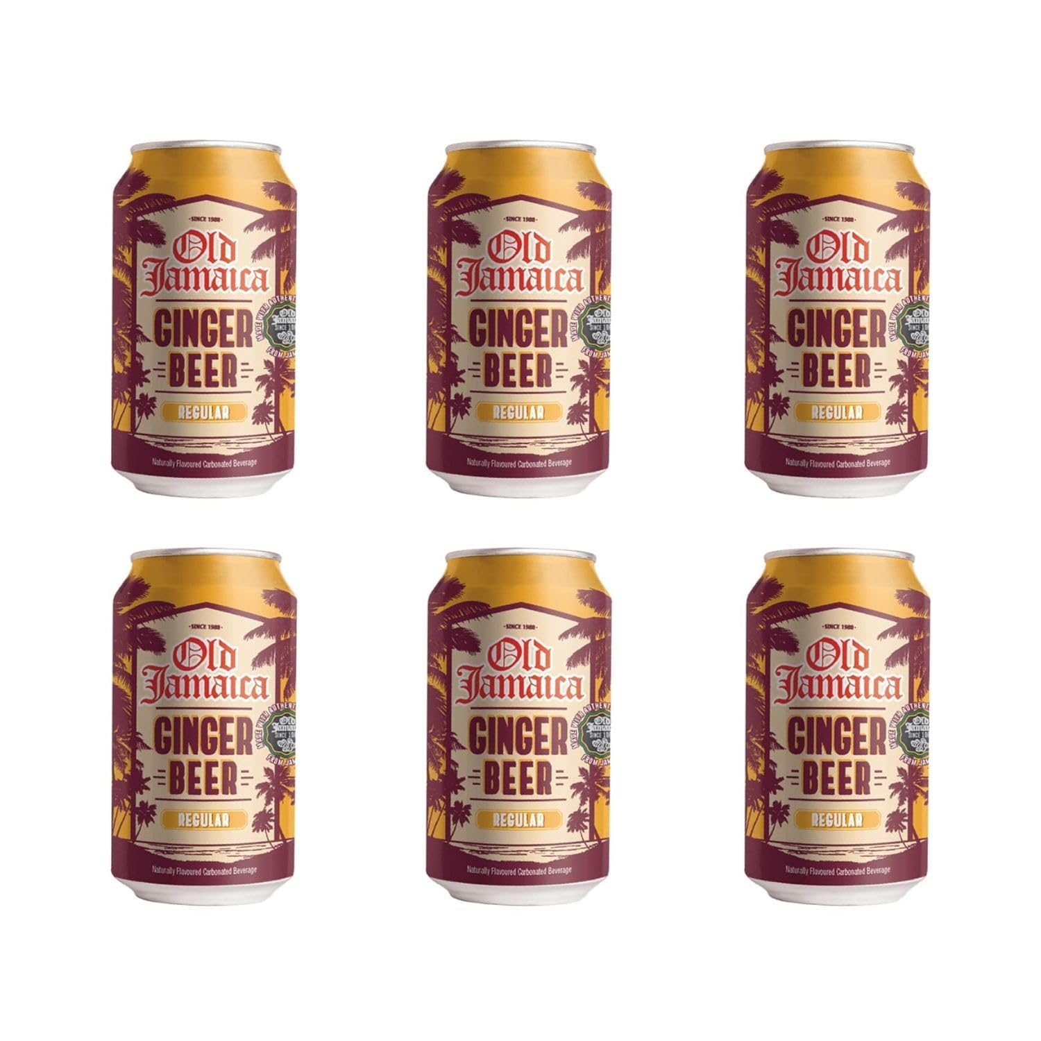 Old Jamaica Ginger Beer Can- 6(Pack, 6 X 330 ML)
