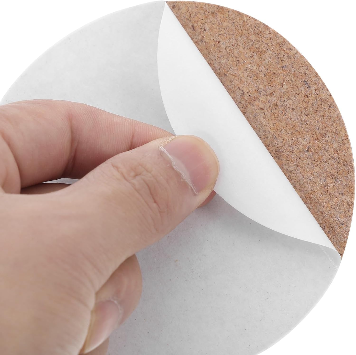 50pcs Self Adhesive Cork Sheets for DIY Coasters