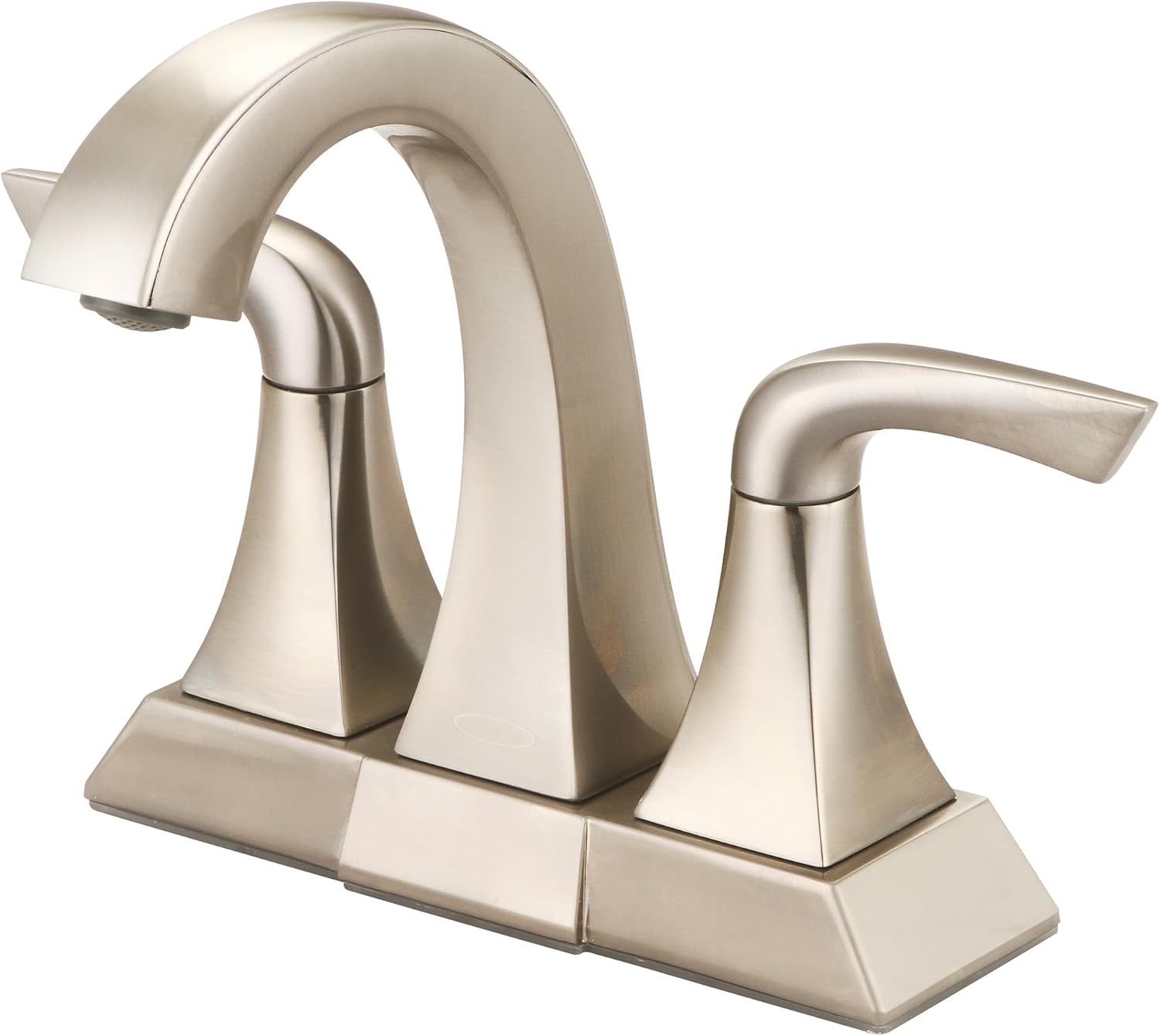 Prenza 3PR110-BN 4 in. Centerset Bathroom Faucet in PVD Brushed Nickel
