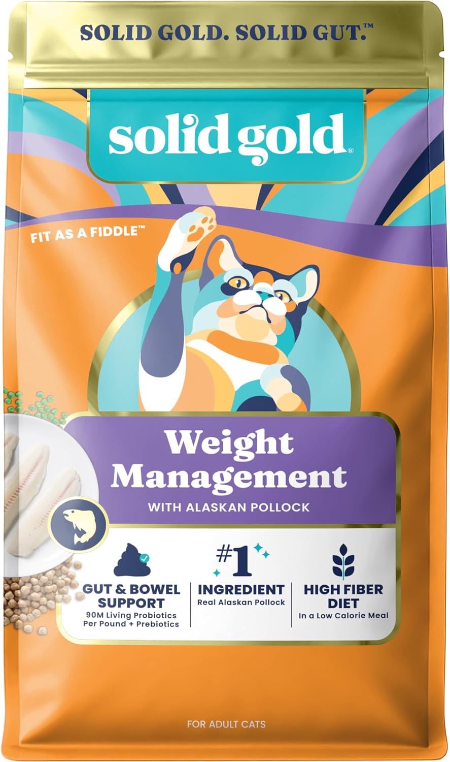 Solid Gold Fit as a Fiddle — Supports Weight Control in Adult Cats