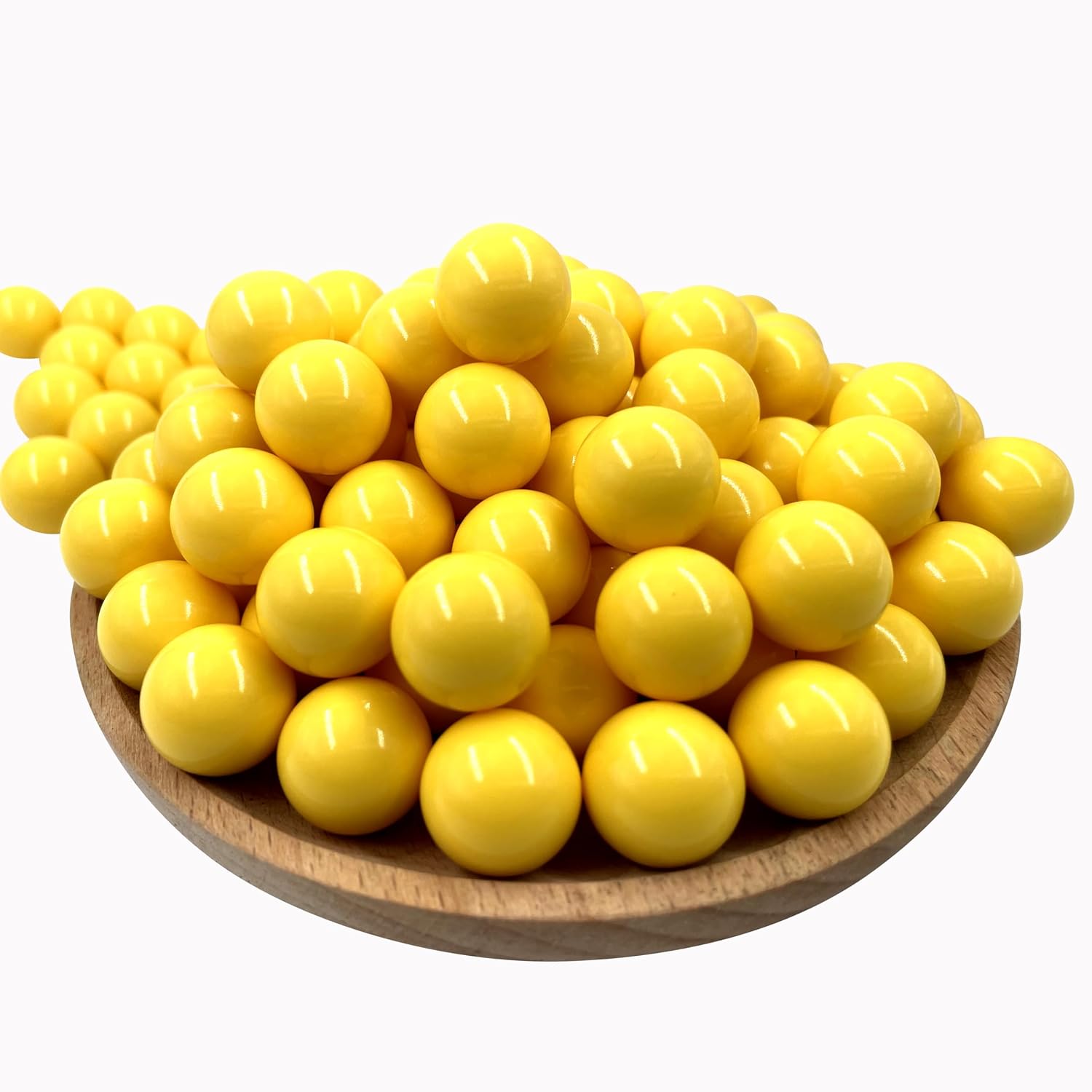 100 X 2.6 Grams .61 Caliber Kinetic Balls Compatible with Byrna CL | .61 Cal Reusable Nylon Balls Less Lethal Solid Plastic Balls for Training, Target Practice and Self Defense