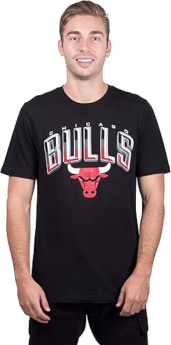 Ultra Game - Camiseta de manga corta de la NBA con logotipo en arco para hombre