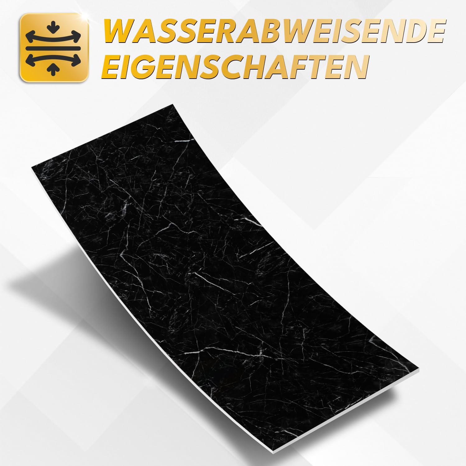Daromigo Panele ścienne o wyglądzie marmuru 60 x 120 cm, okładzina ścienna z PCW, wodoodporna, tylna ścianka kuchenna, ochrona przed rozpryskiwaniem, zamiennik płytek, okładzina ścienna do łazienki