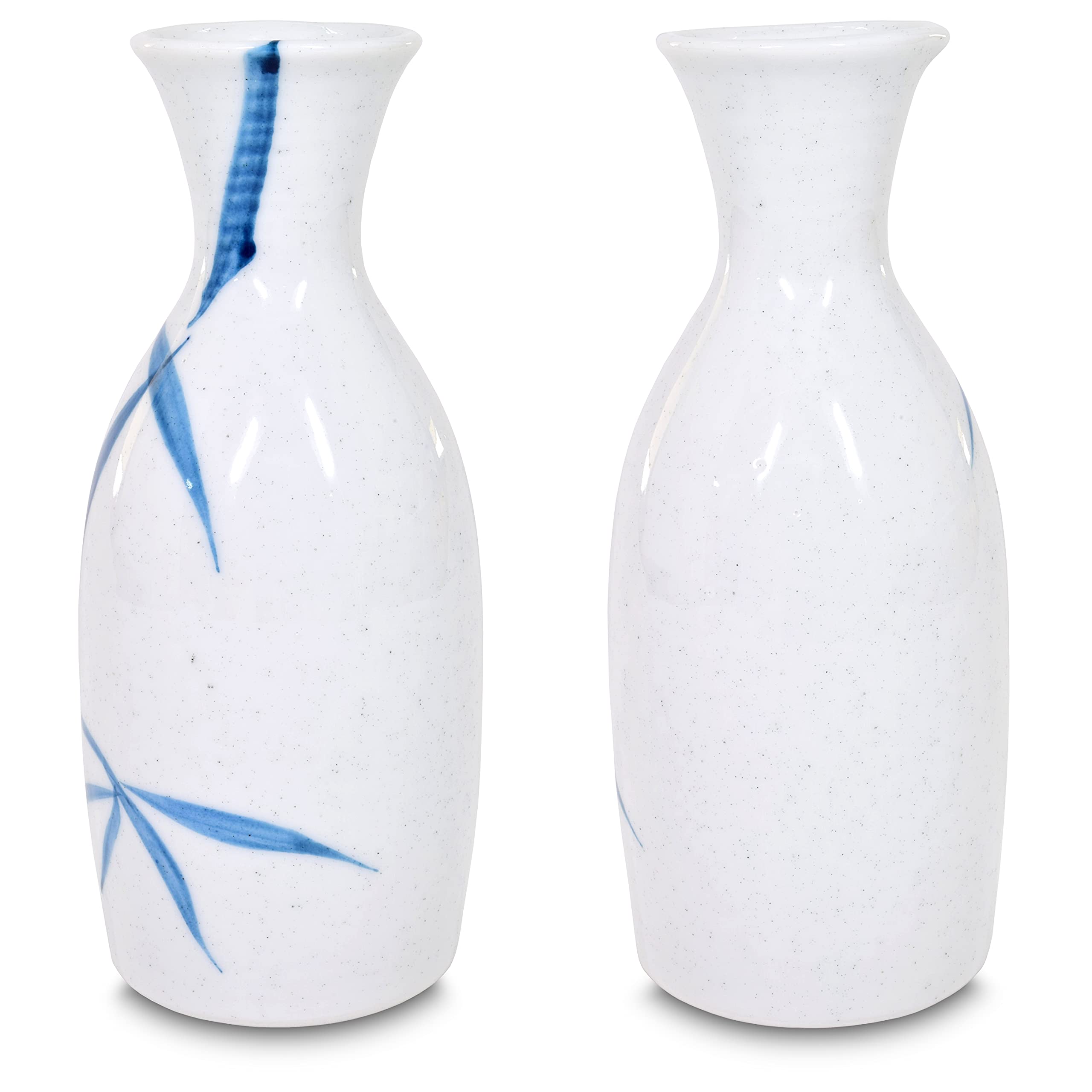 Japanese Sake Glasses Set - 5 Piece Ceramic -5
