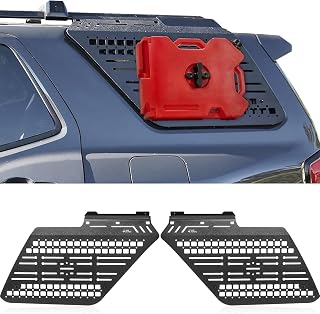 JOYTUTUS Rear Window Molle Panel Kit Compatible with 2025-2026 4Runner 6th Gen Exterior Modular Storage Cargo Rack | 4 Recovery Board Accessories(Not for Trailhunter)
