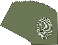 Vista 377 de CountryArtHouse Marco ovalado verde cazador de 5 x 7 pulgadas, sin ácidos, con núcleo blanco, corte biselado para fotos de 4 x 6, se adapta a marcos