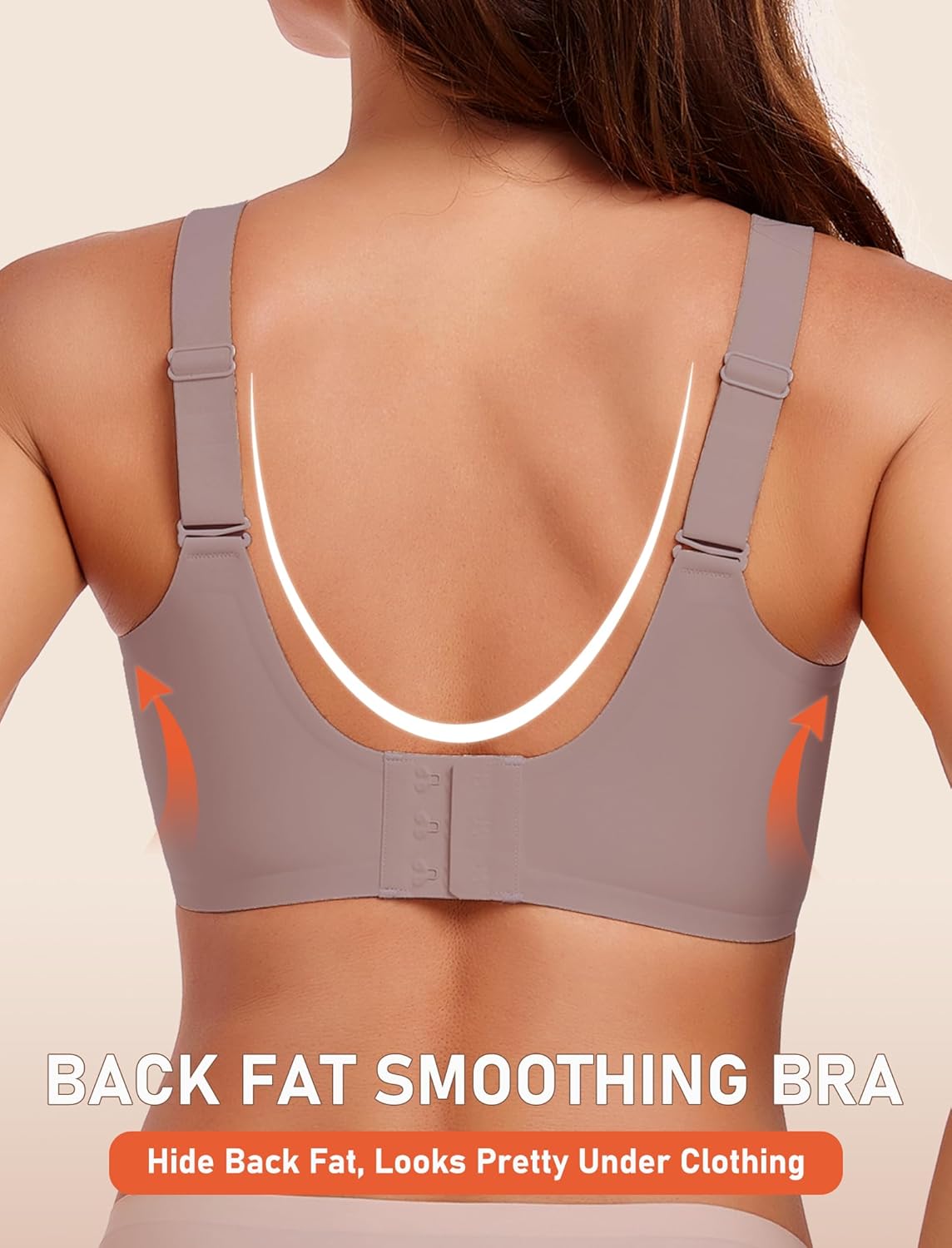 Gailife Womens Wireless Push Up Bras for Women No Underwire Seamless Full Coverage Supportive T Shirt Everyday Bras - Image 5