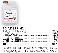 Vista 52 de Roundup Concentrado para eliminar malezas y hierbas, uso en y alrededor de macizos de flores, pasarelas y otras áreas de tu patio, 35.2 onzas