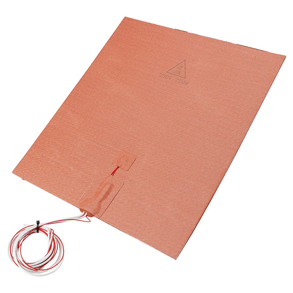 300 x 330 mm, 230 V, 700 W, universelle Flexible Silikon Heizmatte/Pad, wasserdichtes 3D Drucker Heizbett Heizelement, orangefarbene Heizbettmatte