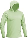 TACVASEN UPF 50+ Chemises de soleil UV Protection Quick Dry Lightweight Long Sleeve Hoodie Shirt Cool Shirt Pêche Nage pour homme