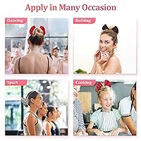 Vista 2 de 3 piezas de moños para hacer moños de cabello, moño flexible en forma de dona, pinzas para moño, peinado francés de moda, accesorios para el cabello