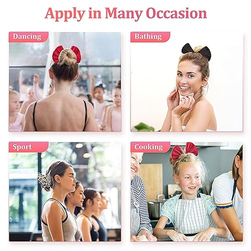 Miniatura 2 de 3 piezas de moños para hacer moños de cabello, moño flexible en forma de dona, pinzas para moño, peinado francés de moda, accesorios para el cabello