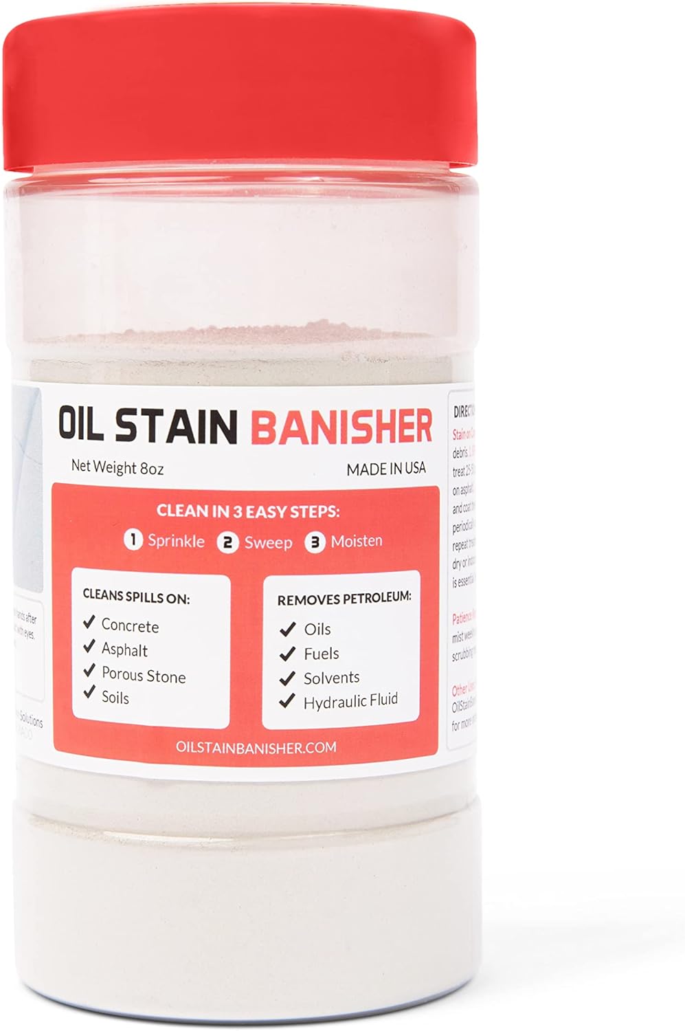 Oil Stain Banisher 8 Oz Concrete Oil Stain Remover and