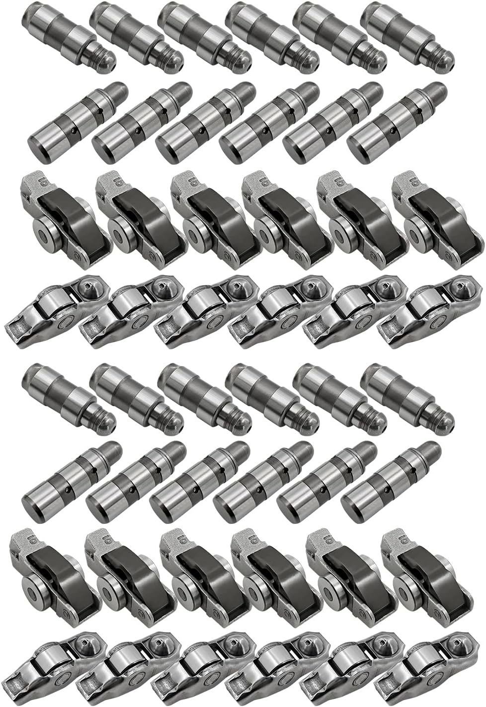 24Pcs 3.6L Intake & Exhaust Lifters Rocker Arms for Dodge Durango For Jeep Grand Cherokee Wrangler For Chrysler Pacifica Voyager For Ram 1500 3.6L 2016-2024 5047896AD 68245463AA 5047979AA