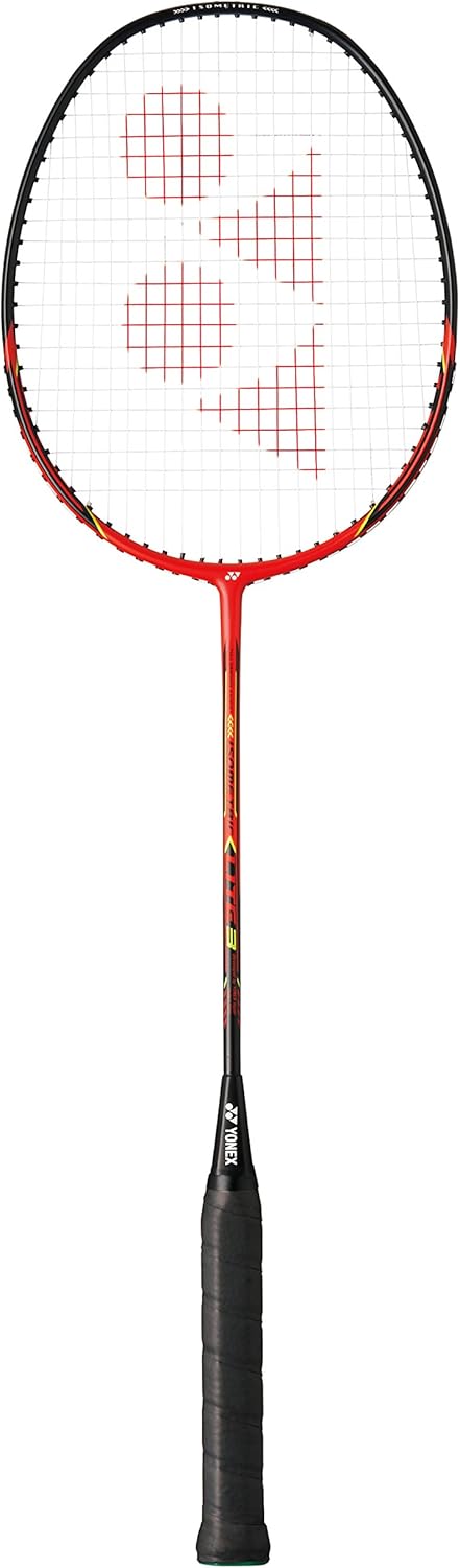 YONEX Isometric Lite 3 Badminton Racquet - Red, 3U-G4