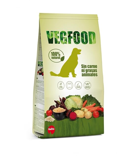 GALITO Vegfood Pienso Vegetariano para Perros Adultos 15 kg