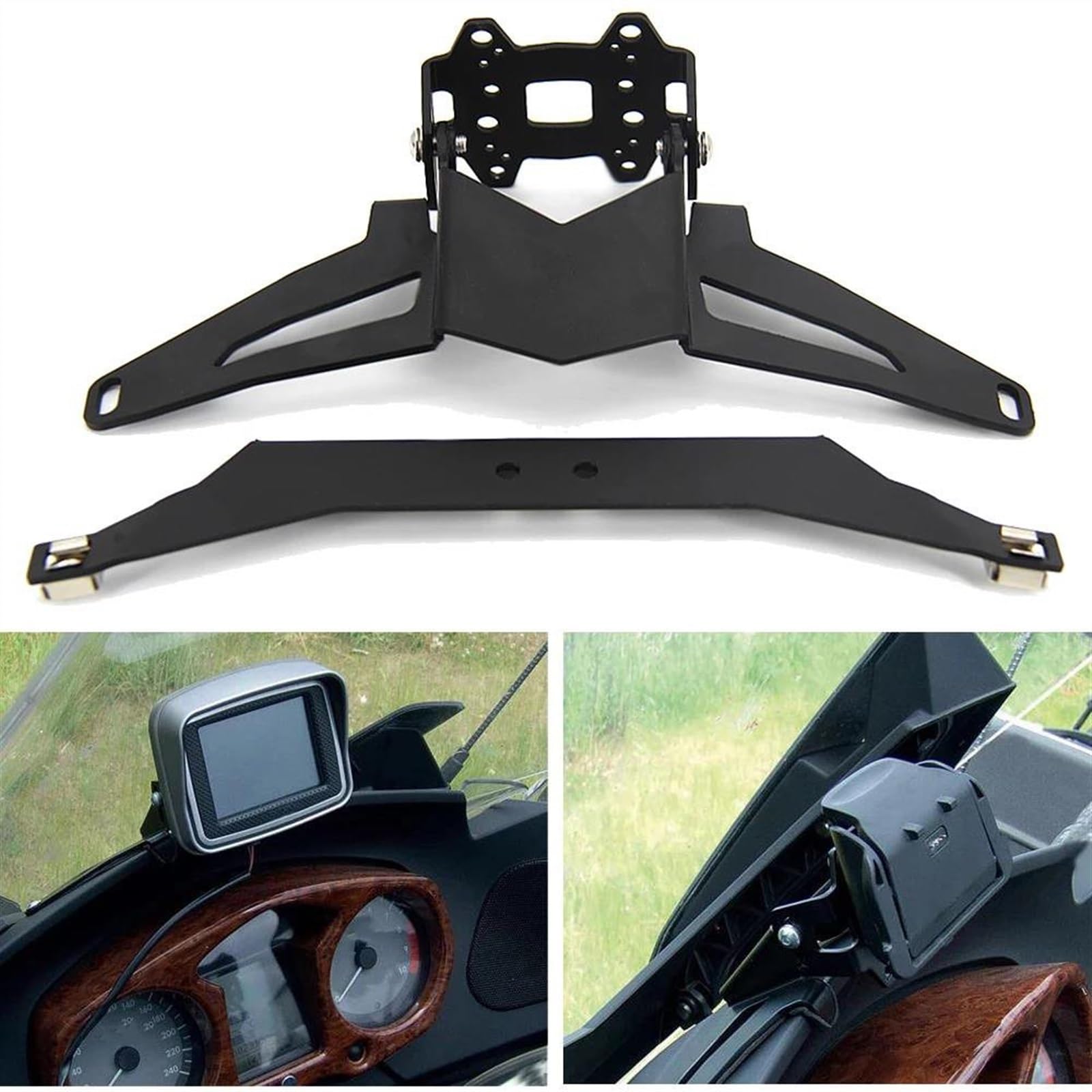 Supporto Telefono Per BMW R 1200 RT Per R1200RT 2008 2007 2006 2009 Staffa Navigazione Moto Navigatore GPS USB Ricarica Supporto Telefono Staffa Navigazione Moto(A set)