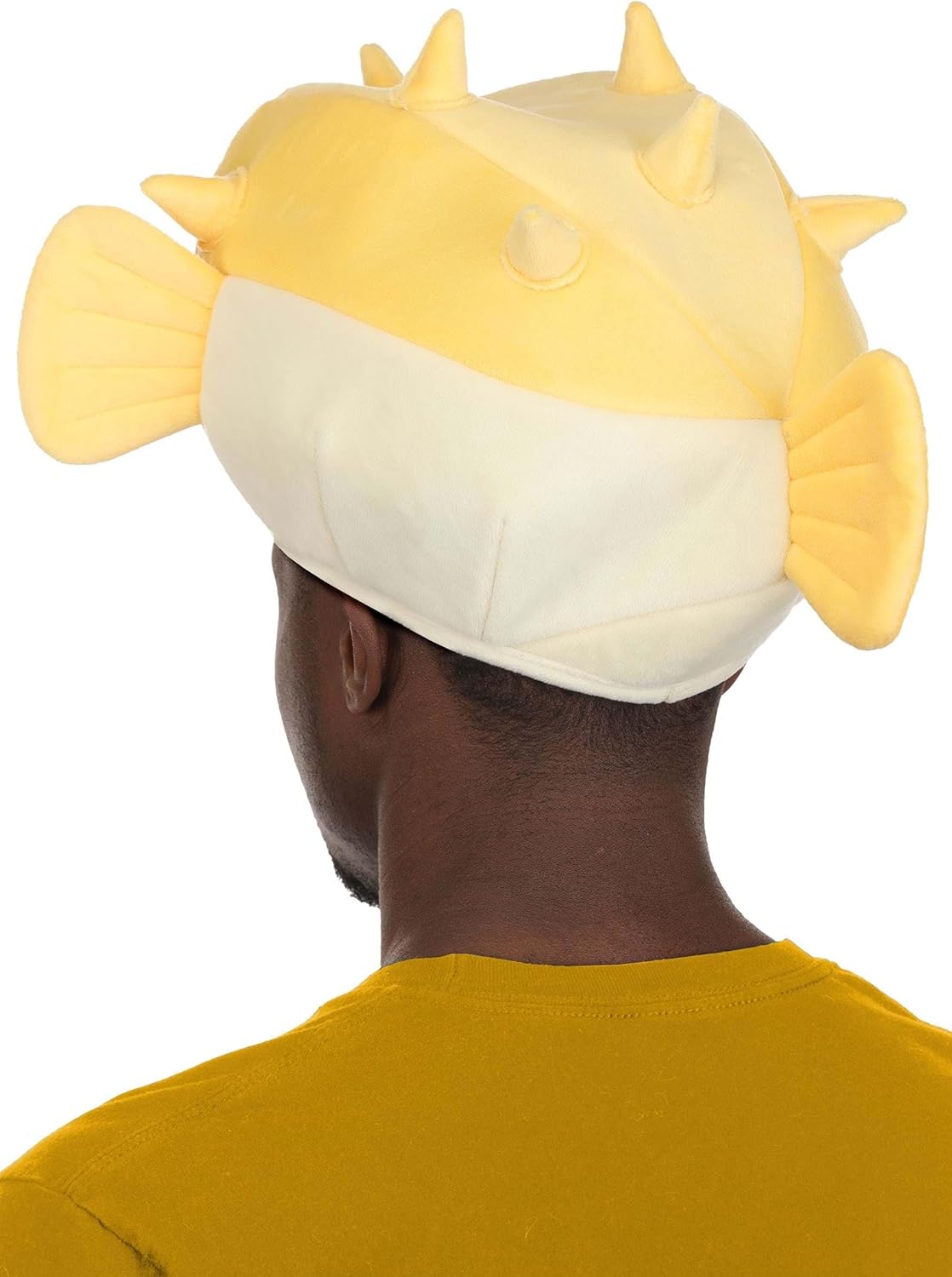 Pufferfish Costume Hat Plush Ocean Sea Creature Spiky Animal Cosplay Accessory for Adults Halloween Party Wear - Image 3