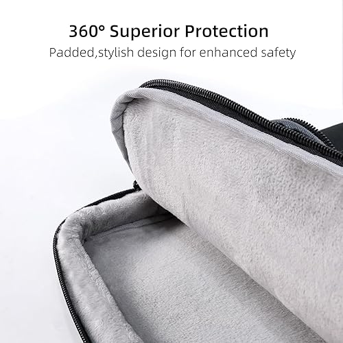 Miniatura 3 de 360 - Bolsa de hombro protectora para laptop de 15.6 pulgadas, bolsas de computadora de 15-15.6 pulgadas, compatibles con MacBook Pro de 16