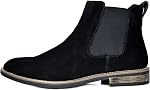 Bruno Marc Men's Suede Leather Chelsea Ankle Dress Boots