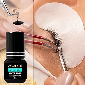 VAVALASH Professional Eyelash Extension Glue 5ml+Premium Lash Extensions