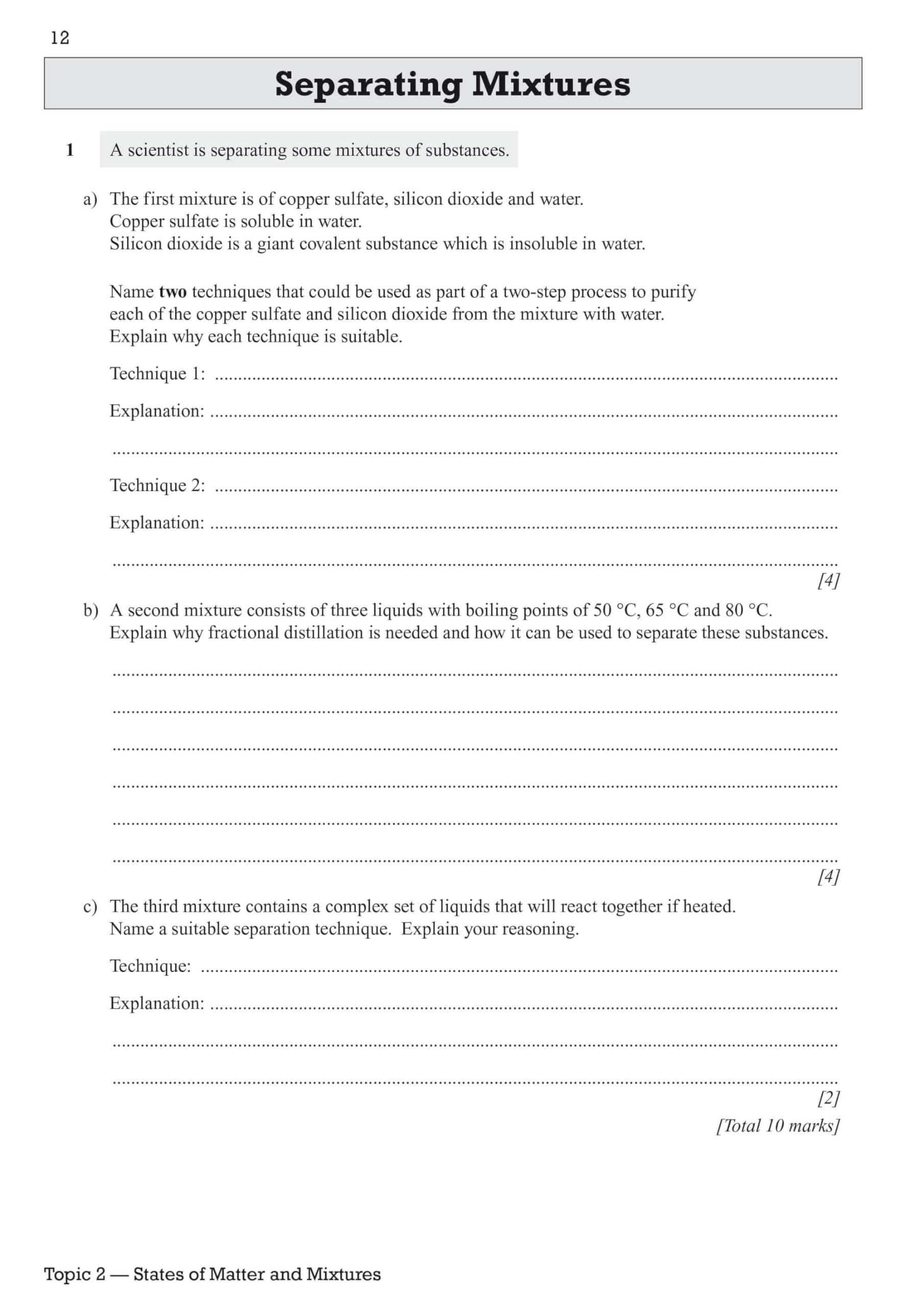 New GCSE Chemistry Edexcel Grade 8-9 Targeted Exam Practice Workbook (includes Answers) (CGP GCSE Chemistry 9-1 Revision) - Image 5