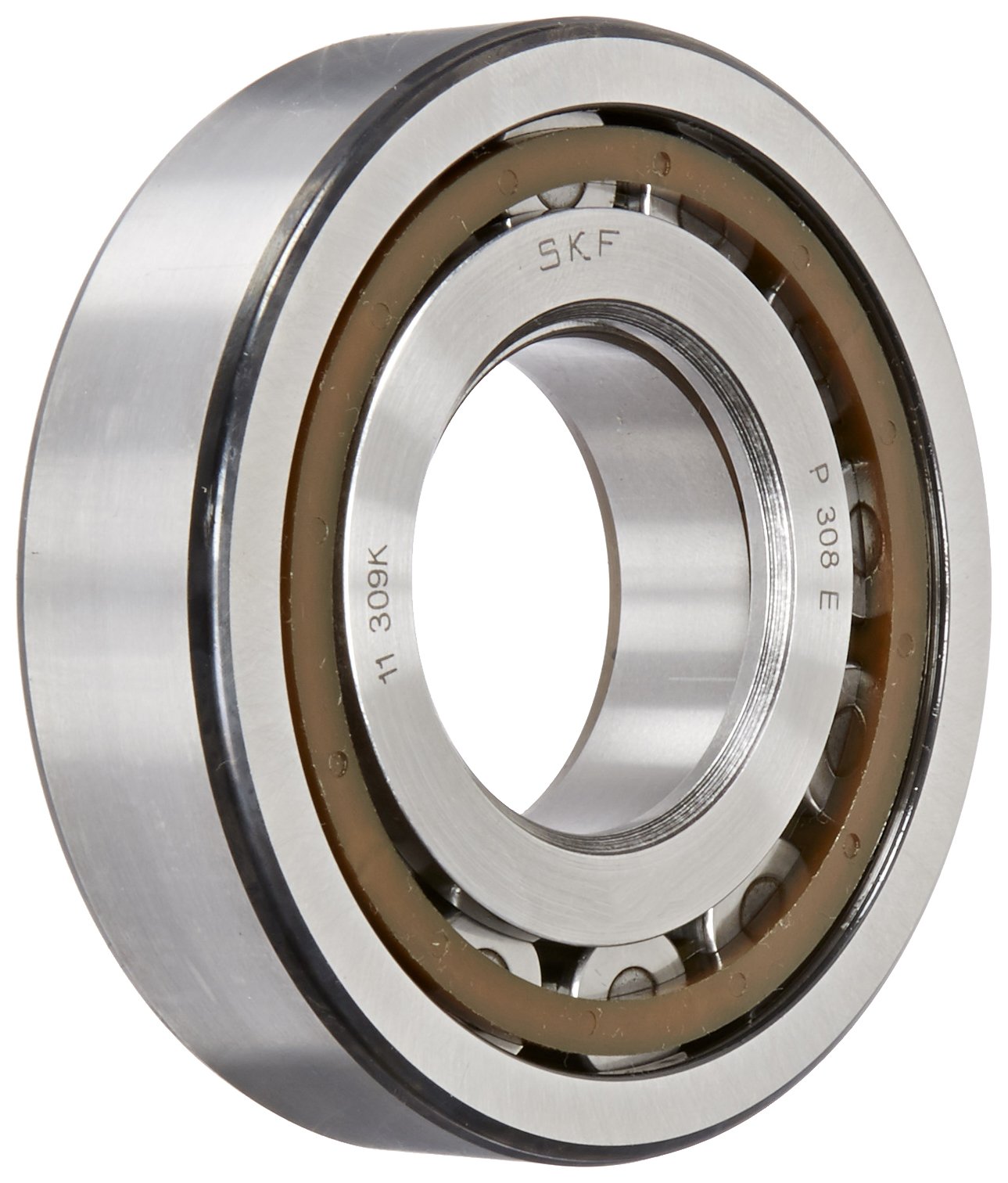 Roulements à rouleaux cylindriques NUP308 ECP 23mm Ext 90mm Int 40mm foret cylindrique .SKF