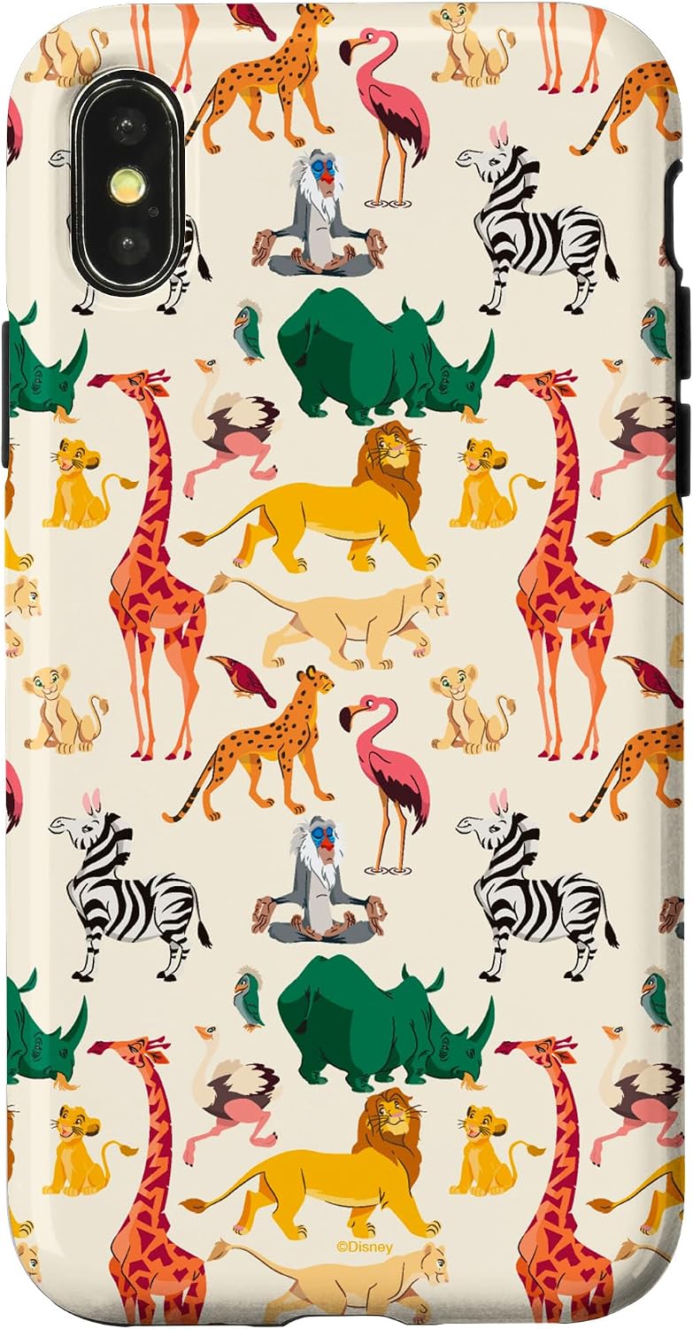 Disney The Lion King Animals of The Pride Lands Pattern Case for iPhone 17