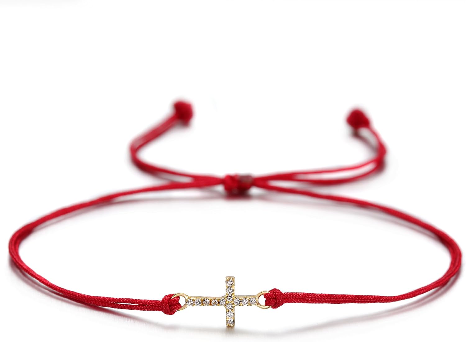 Evil Eye Bracelets Adjustable Charm Lucky Protection Spiritual Kabbalah Red/Black String Thread Bracelet Anklet with Infinity/Cross/Hamsa/Heart/Butterfly Jewelry for Women.
