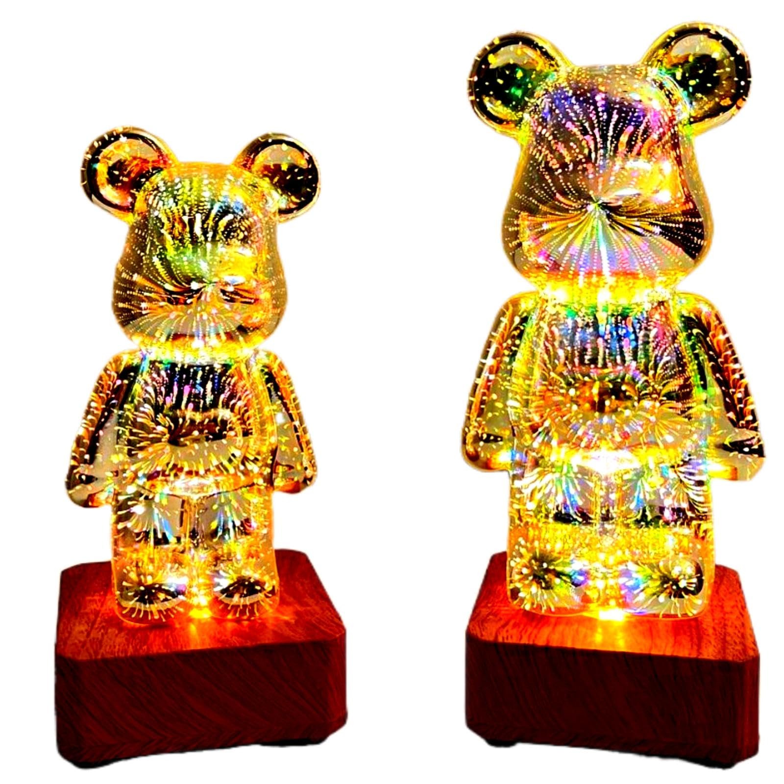 Amazon.co.jp : GZKPL トゥインクルベアランプ クマナイトライト 3D