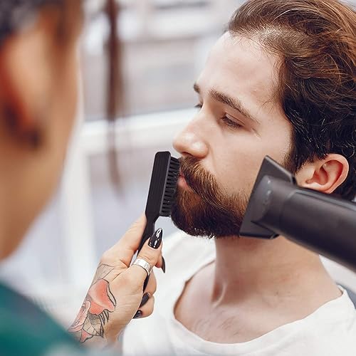 Miniatura 5 de 2 juegos de cepillo de peluquero para el cuello, accesorios profesionales de peluquería suministros de limpieza, limpiadores de cepillo de nailon,