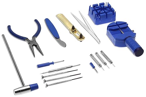 Tool Kit 16-piece Deluxe Watch Repair