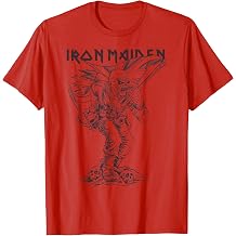 Iron Maiden - Piece of Mind Graphic Novel Trooper Red T-Shirt